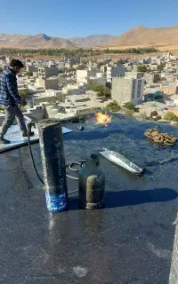فروش عمده ایزوگام قیر و گونی همراه با نصب