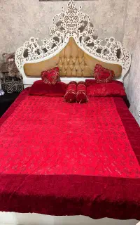 تخت خواب سلطنتی دو نفره کارکرده سالم
