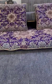 ست ۵ تیکه پشتی و کناری سنتی ابریشمی