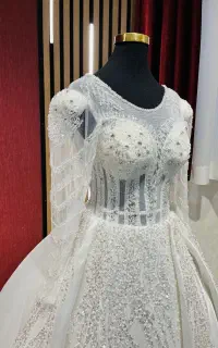 لباس عروس مزون ماه نور