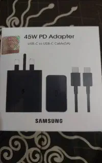 شارژر سامسونگ  45  وات  اصلی ویتنام بهمراه کابل