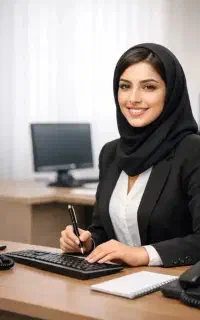 استخدام منشی خانم