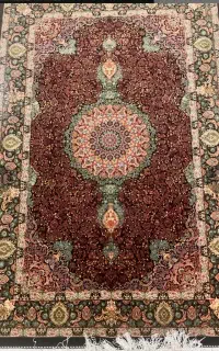 فرش تمام ابریشم قم