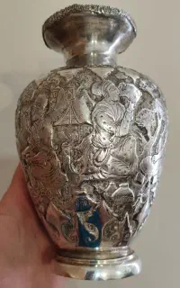 نقره قلمزنی