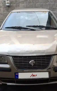 سمند بژ مدل 82  موتورتعمیر اساس