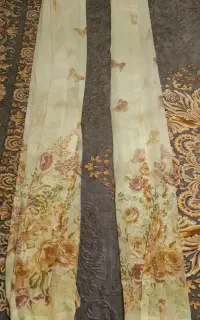 پرده پانچ پروانه ای