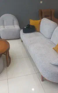 مبل راحتی تکیه‌گاه‌های ۳ نفره مکانیزه و ناهارخوری