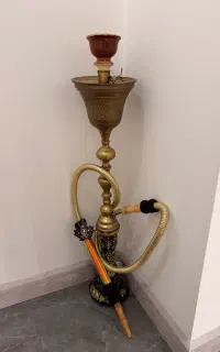قلیون برنجی یخدان دار