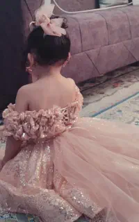 لباس عروس بچگانه مجلسی