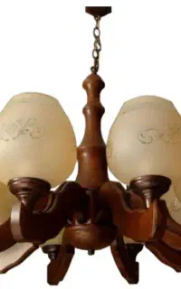 لوستر چوبی