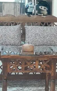 تخت سنتی بهمرا جلومبلی