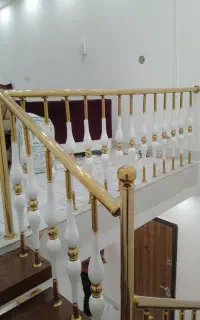 نرده استیل پله