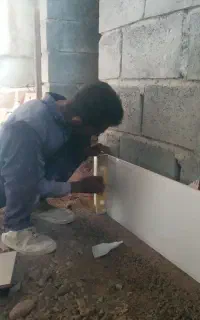 بنایی .کاشی کاری .پلاستر .سیمان سفید