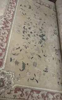 فرش کرمی ۹ متر