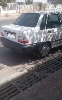 پراید مدل 82 بی رنگ شاسی پلم