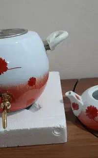 کتری و قوری شیردار