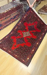 قالیچه سنندج اعلاء تمام رنگ گیاهی
