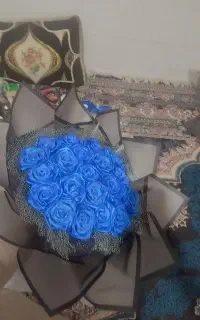 گل جاودان رز روبانی
