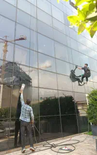 شستشو ی نماپیچ ورولپلاک بدون داربست
