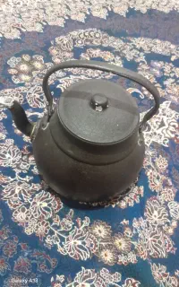 دو عدد قوری استیل و روحی