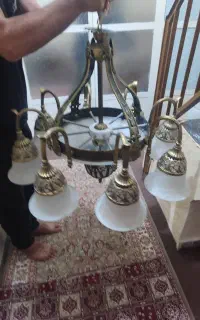 لوستر در حد نو با حباب اضاف