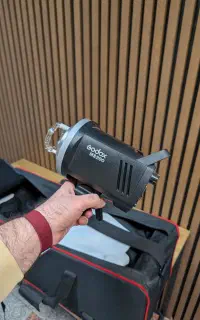 نور فلش استدیویی Godox MS200F کیت دو تایی