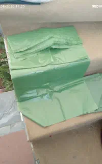 پلاستیک زباله سبز.دستکش کار