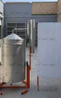 دستگاه عرق گیر و گلاب گیر ۲۰۰ لیتری صنعتی