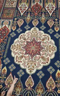 فرش ۶متری ۲تخته و فرش (۱×۱/۵) با یک طرح