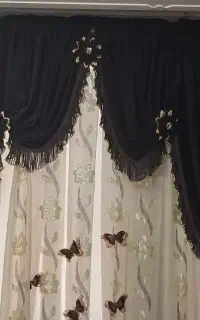 دو عدد سر پرده کاملا سالم بدون زدگی و بدون سوختگی