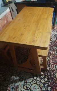 میز نیمکتی 4 نفره طرح H