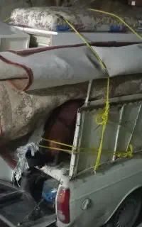 وانت پیکان کرایه حمل بار تلفنی چادر دار ( بنزینی )