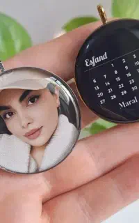 گردنبند عکس خودت یا عزیزت  فقط۳۸۰