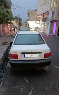 پراید sx 91 بی رنگ
