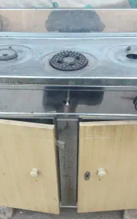 گاز کمدی سه شعله و باربند