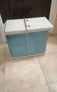 سطل زباله کابینتی مدل دومخزنی