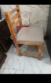 دو عدد صندلی چوبی نو