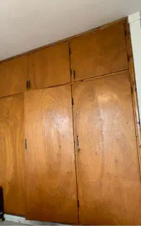 درب کمد دیواری تمام چوب روسی