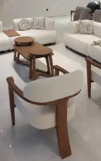 مبل مبلمان راحتی چوب لند