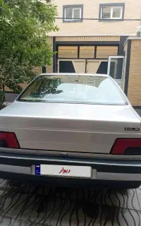 پژو 405 مدل 91 بدون رنگ