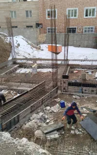 اجرای آرماتوربندی وفنداسیون سقف های بتونی فلزی