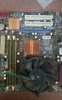 ست مادربرد ،رم ،cpu ، فن ddr2