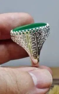 انگشتر عقیق سبز