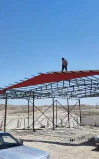 اجرای سوله خرپایی سقف سبک آلاچیق والپست