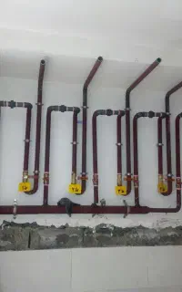 لوله کشی گاز خانگی منصف