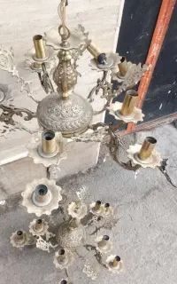 لوستر برنجی
