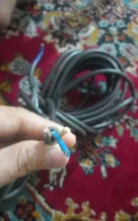 سیم کابل ۳ ریشه ده متر کاملا مس
