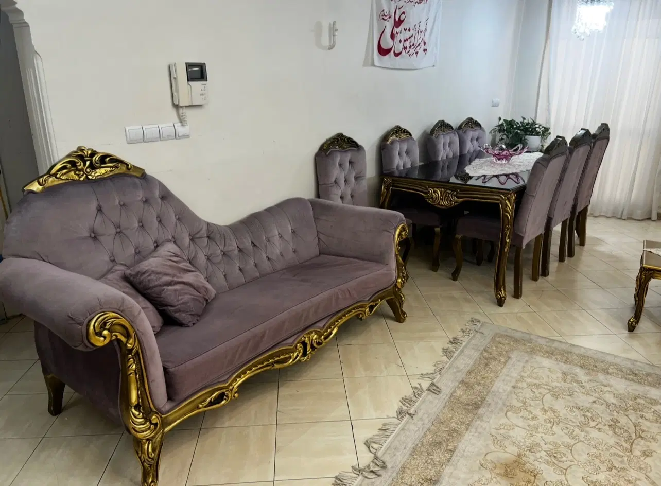 مبلمان 10نفره ناهارخوری 8|مبلمان خانگی و میز عسلی|تهران, لویزان|دیوار