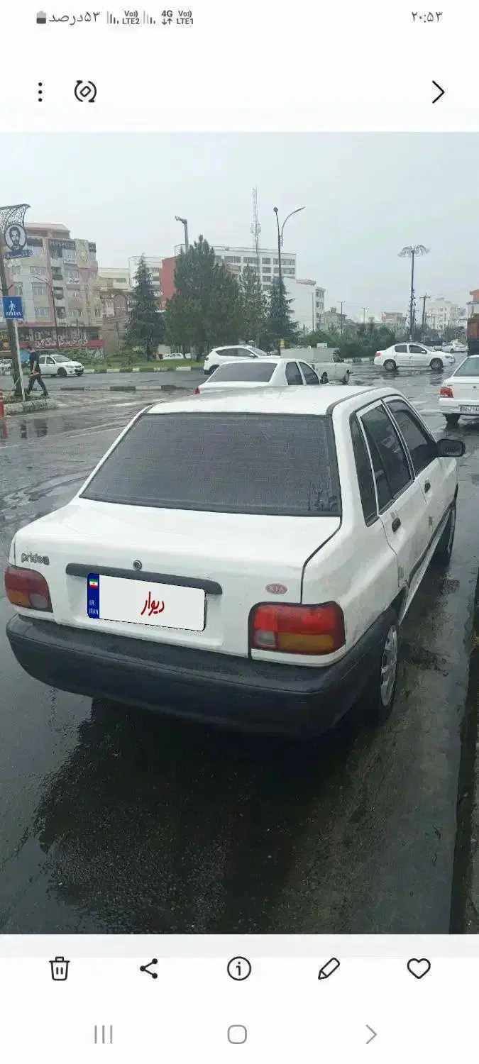 پراید صبا فابریکی 82|خودرو سواری و وانت|رشت, رشتیان|دیوار