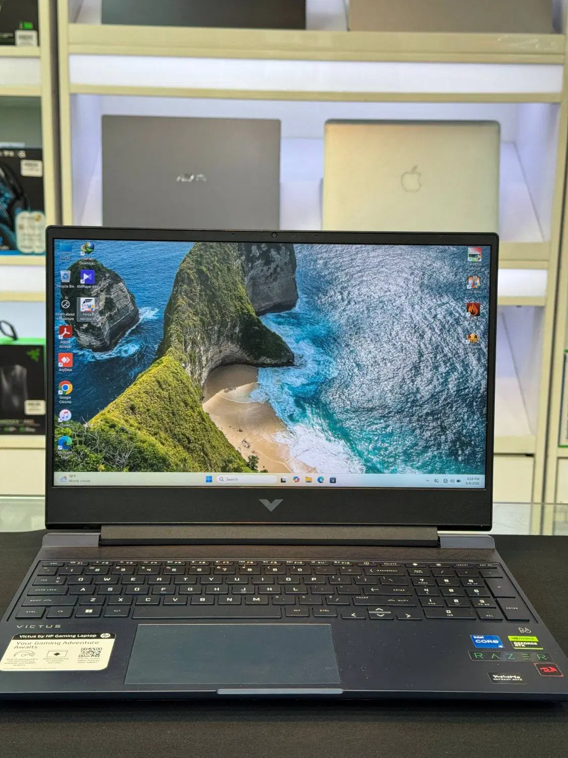 لپتاپ گیمنیگ اچ پی وکتوس laptop gaming hp victus|رایانه همراه|گرگان, |دیوار
